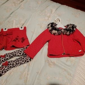 A❤Dee, skirt and jacket + socks 2/3 years